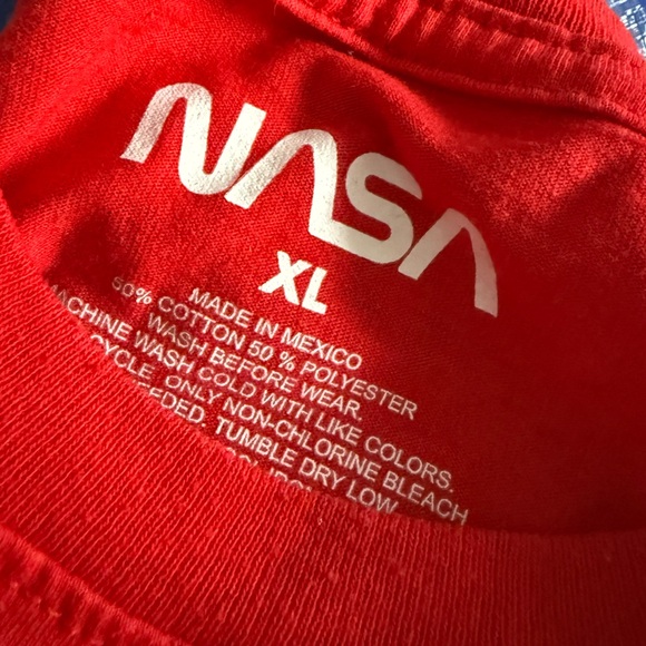 NASA Red Kids Short Sleeve Tee - Picture 4 of 4